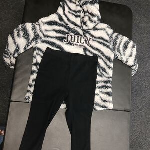 Juicy Couture Kids Black Leggings